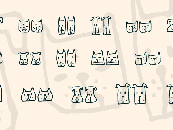 Cats and Dogs font