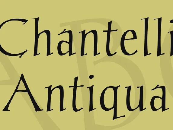 Chantelli Antiqua font