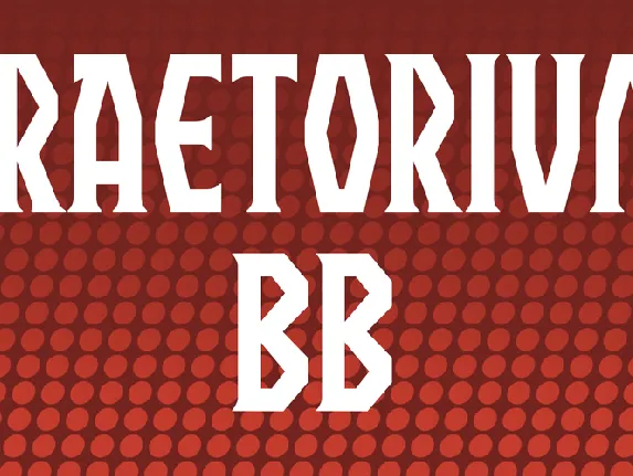 Praetorium BB font