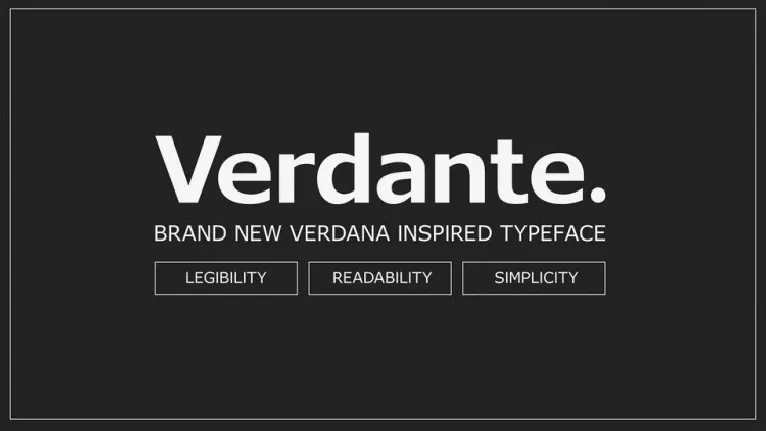 Verdante font