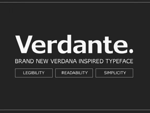 Verdante font