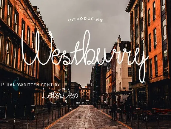 Westburry Handwritten font