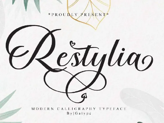 Restylia font