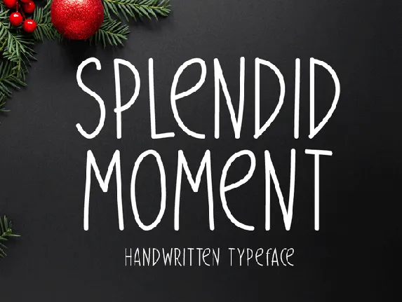 Splendid Moment font