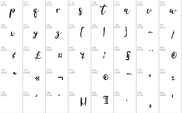 Amellis Path font