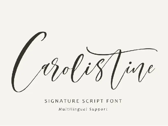 Carolistine font