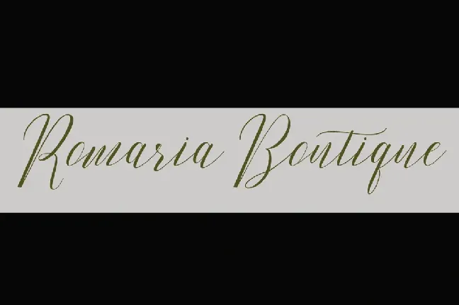 Romarya font