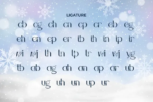 Winter Switch Demo font