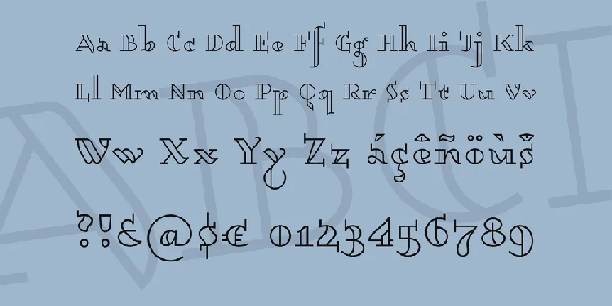 Dagerotypos font