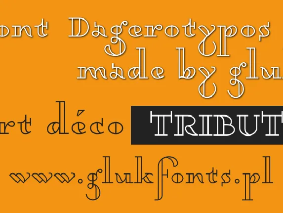 Dagerotypos font