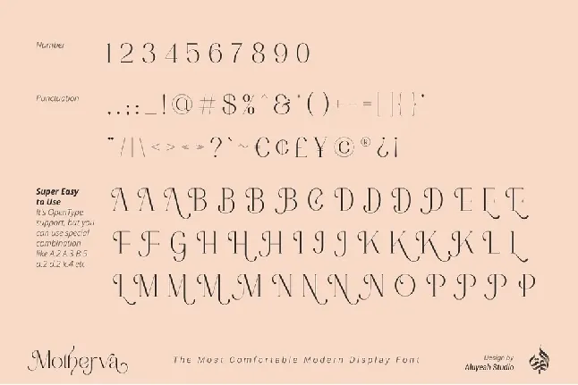 Motherva font