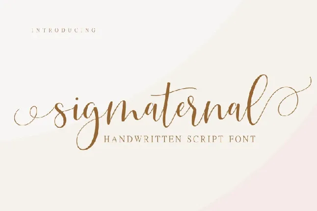 Sigmaternal font