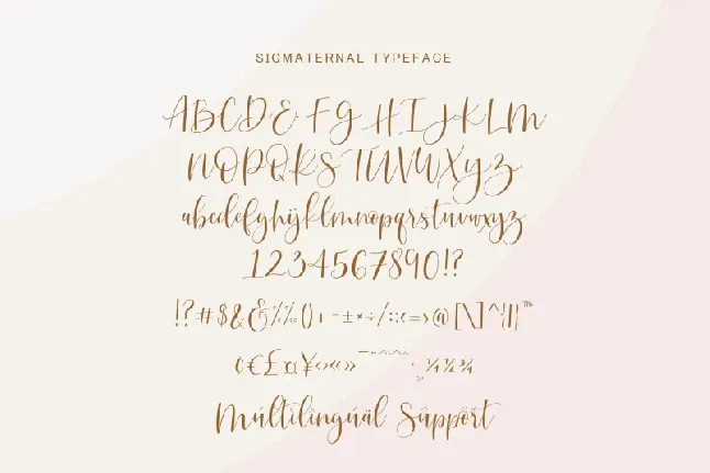 Sigmaternal font