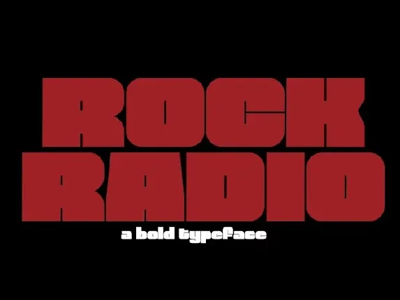 Rock Radio font