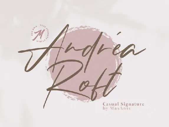 Andrea Roft Script font