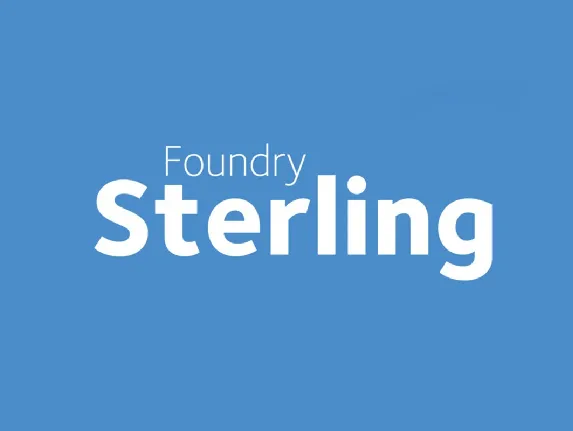 Foundry Sterling font