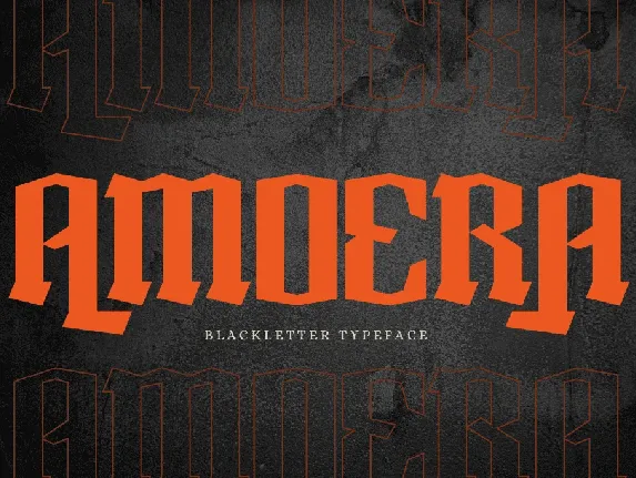 Amoera Blackletter font