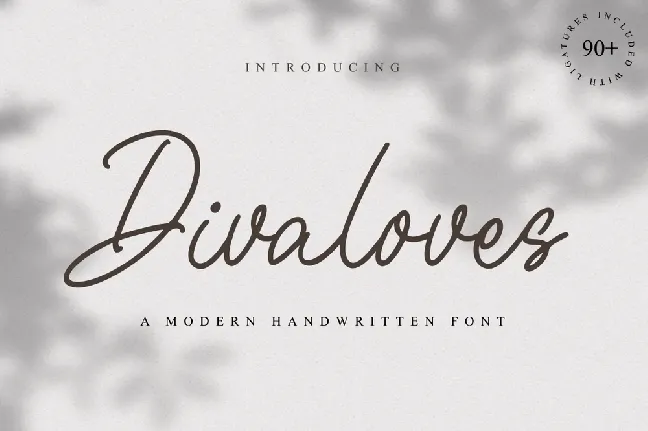 Divaloves font