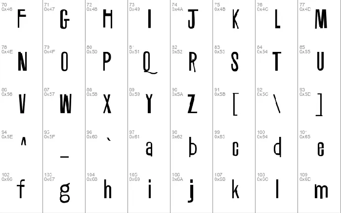 Caron Circumflex font