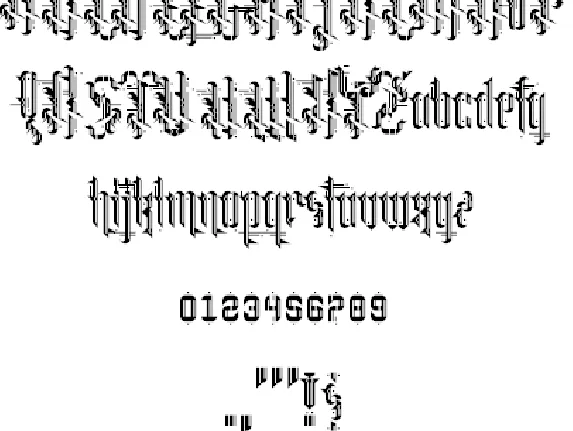 Grimeplex font