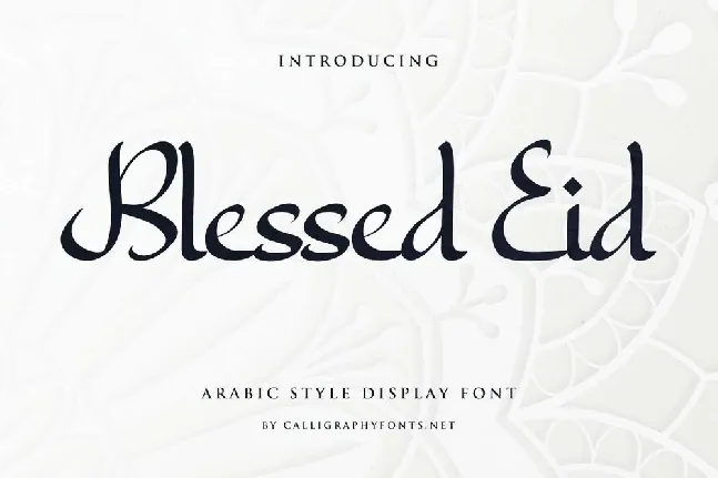 Blessed Eid font