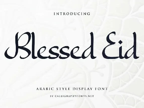 Blessed Eid font