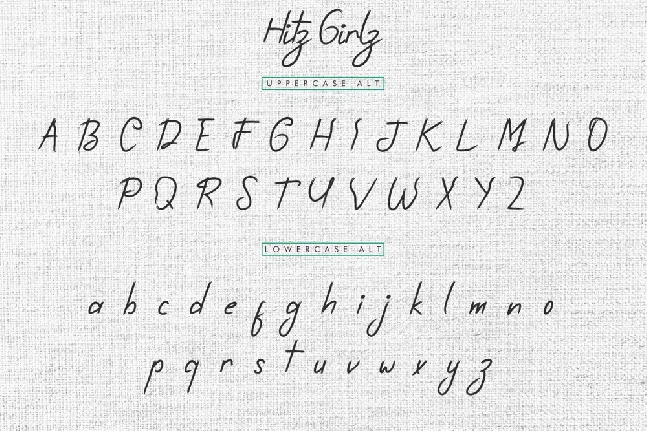 Hitz Girlz Demo font