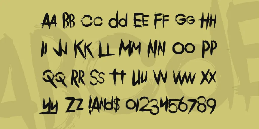 Comeback Of The Damned font