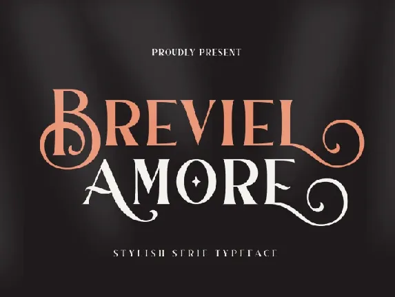 Breviel Amore font