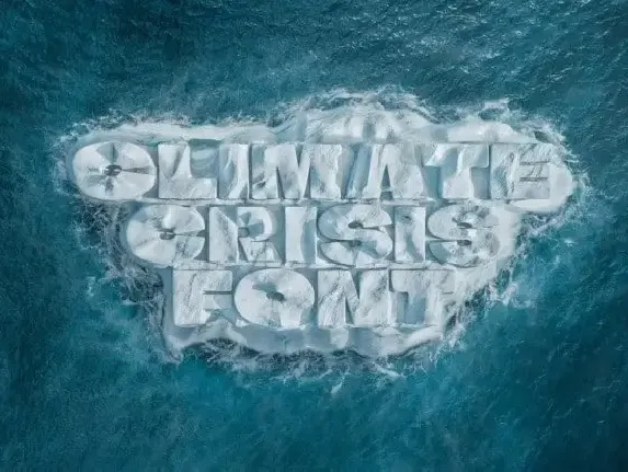 Climate Crisis Display font