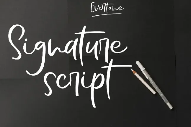 Evertone font