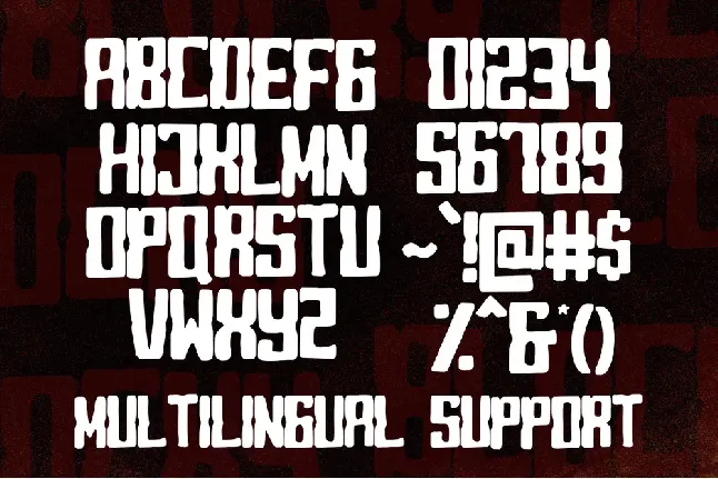 Blocky font