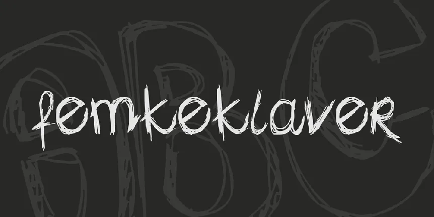 femkeklaver font