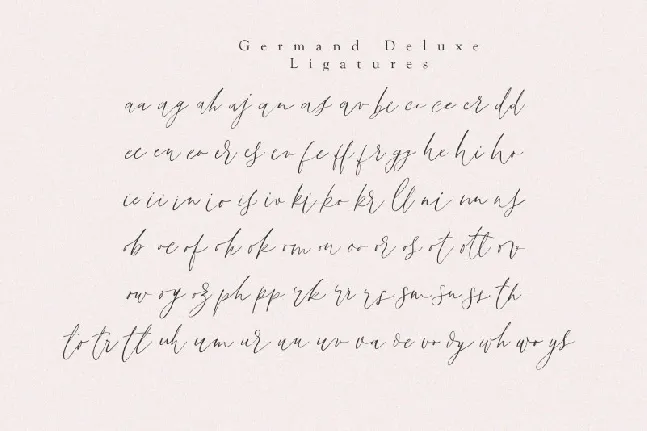 Germand Duluxe font