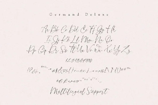 Germand Duluxe font