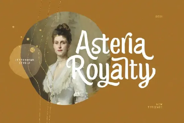 Asteria Royalty Display font