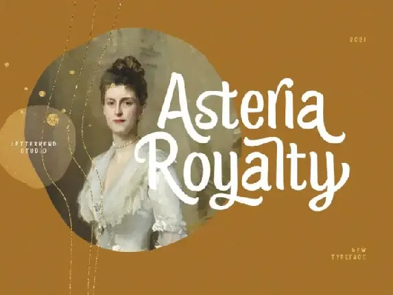 Asteria Royalty Display font