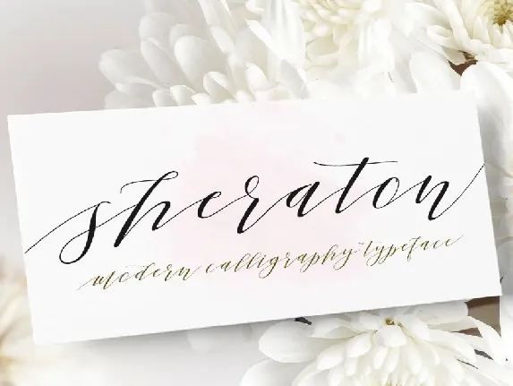 Sheraton Script font