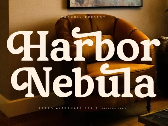 Harbor Nebula font