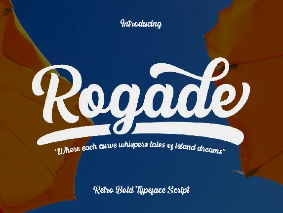 Rogade font