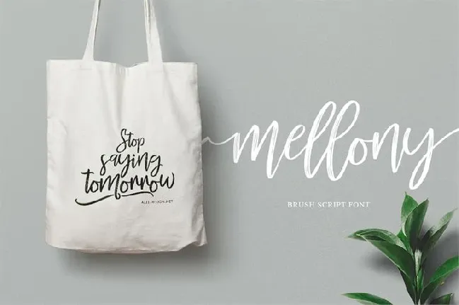 Mellony Brush Free font