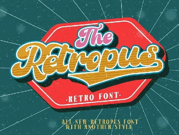 Retropus font