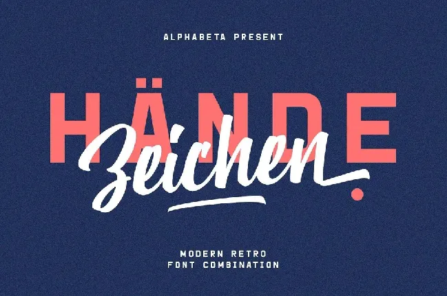 Zeichen Script Free font