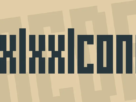 pxlxxlcond font