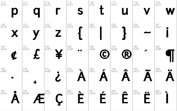 Junction font