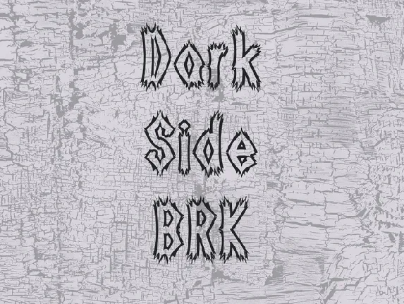 Dark Side BRK font