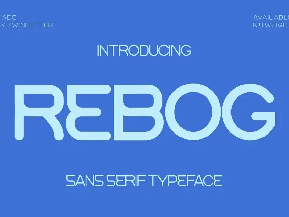 Rebog font