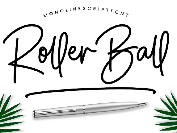 Roller Ball font