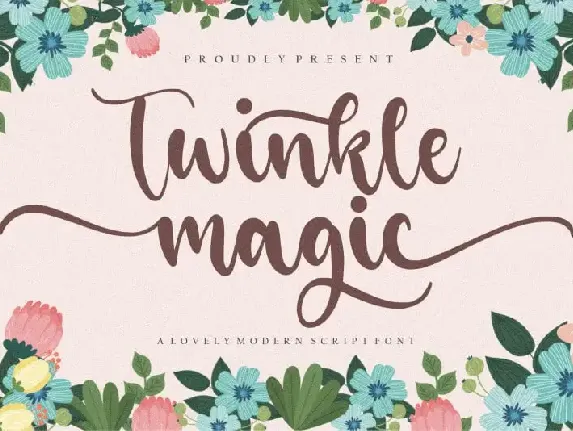 Twinkle Magic Script font