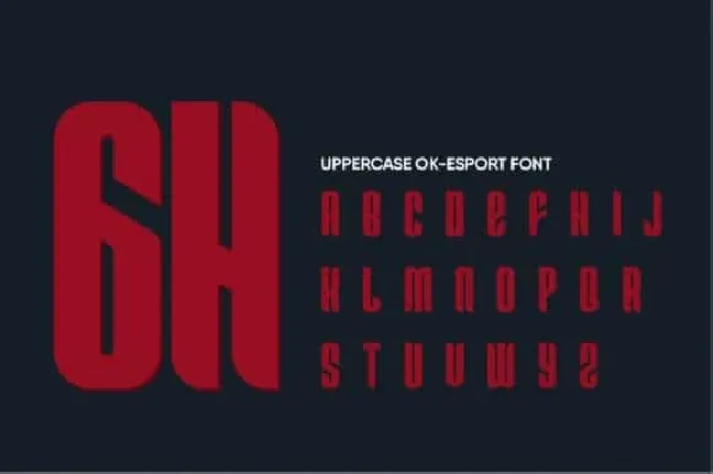 Ok-Esports Display font